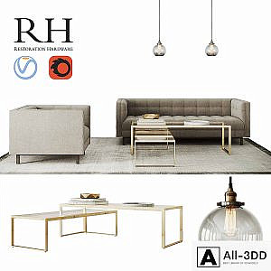 Restoration Hardware Madison sofa set