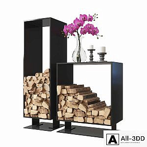 Firewood Storage Rack-set