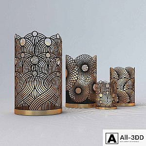 Decorative Openwork Candle Holders