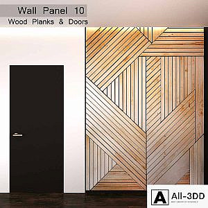 Wall Panel 10. Wood Planks & Doors