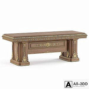 A writing desk in the classical style of Francesco Molon