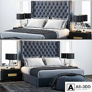Restoration Hardware Zadie Tufted Bed