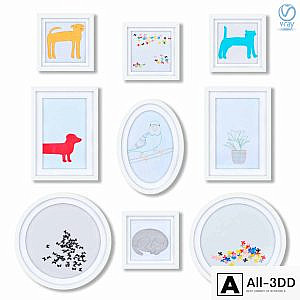A series of children's posters for the design of a children's room.