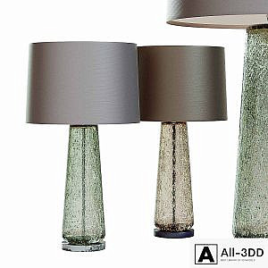 Mid Century Studio Art Glass Lamp