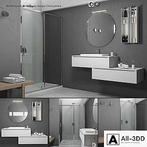 Bathroom furniture set Arcom e.Ly 5