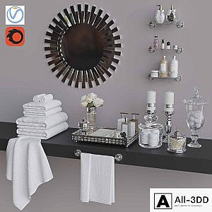 Decorative set for WC 1