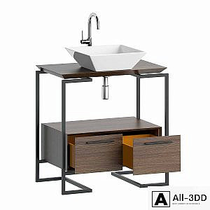 Cabinet with a sink in the bath MOBO ARIYA