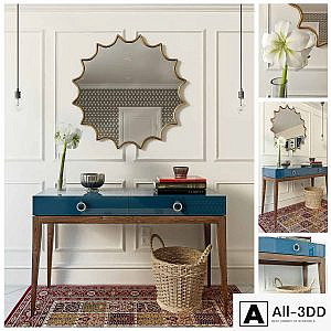 Decor set with basket
