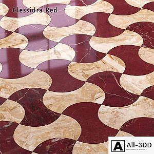 Tile Sicis SiciStone Clessidra Red