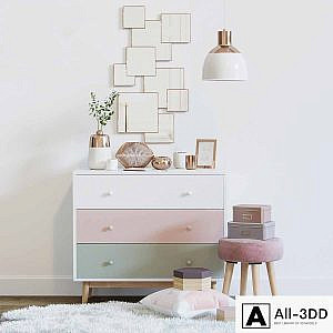 Pink decorative set - Maisons du Monde