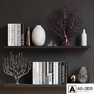 Decorative set with coral