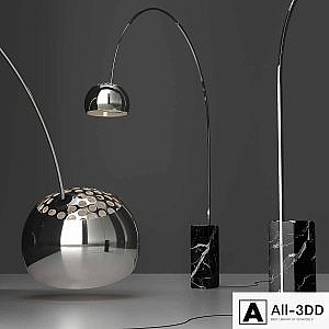 Floor Lamp Flos Arco BLACK