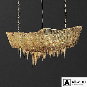 Terzani Atlantis Gold Chandelier