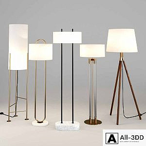 CB2 floor lamp set