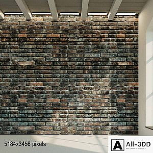 Brick wall. Old brick. 37