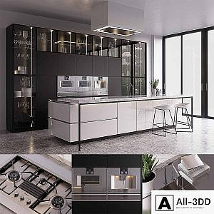 Kitchen Poliform Artex (vray GGX, corona PBR)