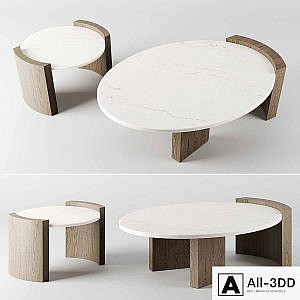 JIA COFFEE TABLES by Atelier de troupe
