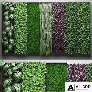 Vertical garden 21.Seven separate modules, phytowall, phytomodule, wall decor, landscaping