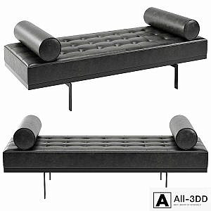 Leather Chaise Long