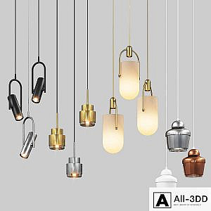 Four Hanging Light Set 02