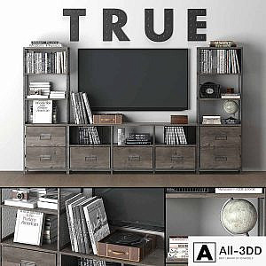 WEXLER WIDE MEDIA WALL SET