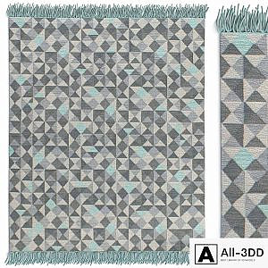 . GRIT & ground Lafayette Mist Rug Carpet