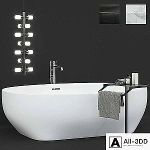 Antoniolupi bath Solidea table Gino