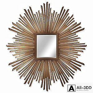 Restoration Hardware 17th C. Sunburst Mirror