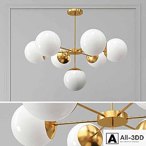Copper Light Chandelier 7