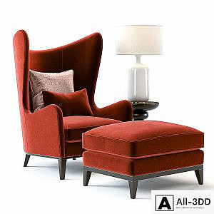 Monroe Armchair Red