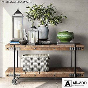 Pottery barn WILLIAMS MEDIA CONSOLE