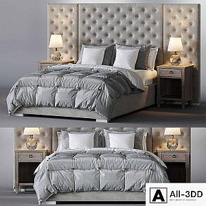 Restoration Hardware / Edie Tufted Bed Collection