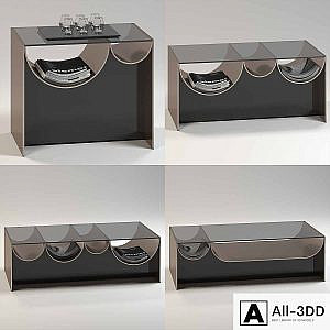 Minotti Waves tables (V-Ray)