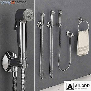 GROHE Tempesta-F Hygienic Shower Head Trigger Spray 30, Sena Trigger Spray 35