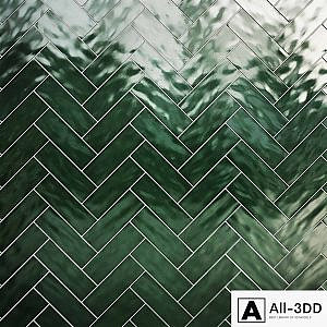 Green botle tiles