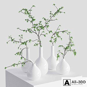 Branches in vases
