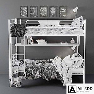 IvEA Svarta Bunk Bed