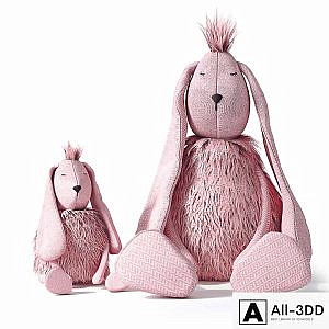 Wooly plush bunny