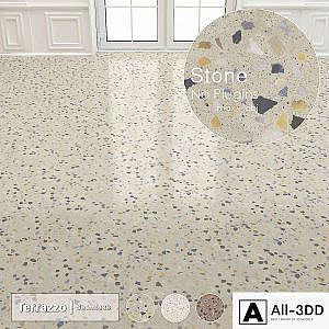 Seamless Terrazzo Stone 006
