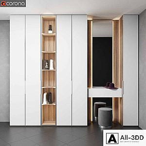 Hall Wardrobe OLIVIERI GLASS