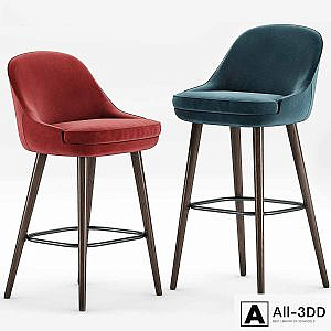 Walter Knoll 375 Bar Stool and Barhocker
