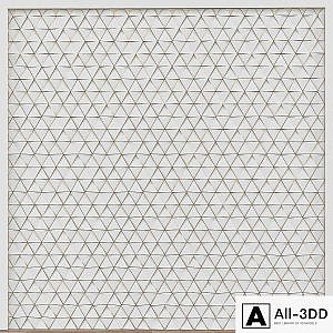 Gypsum 3D panels Modern M-49