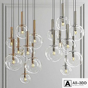 Sonneman Bubbles 8 Light Multi Pendant