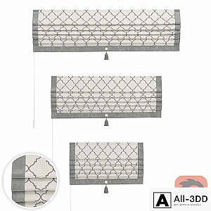 Set of Roman curtains TITOS (ISLA)