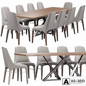 Bontempi Kelly Chair and Millennium Table