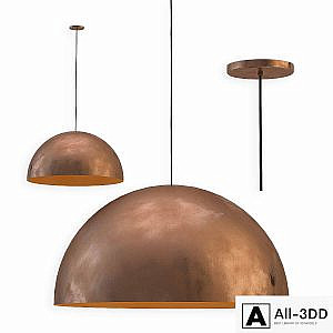 Fabbian Copper Pendant Lamp