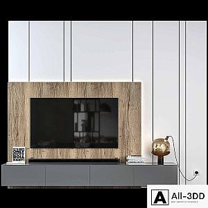 Tv wall set 01