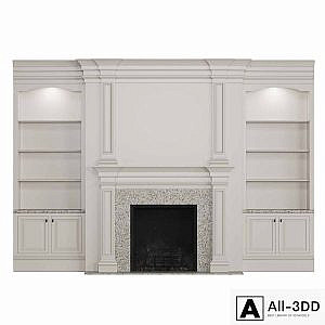 Classic fireplace