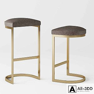 1960S Rome Backless Stool
