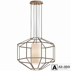 Silhouette 1-Light Gold Leaf Pendant